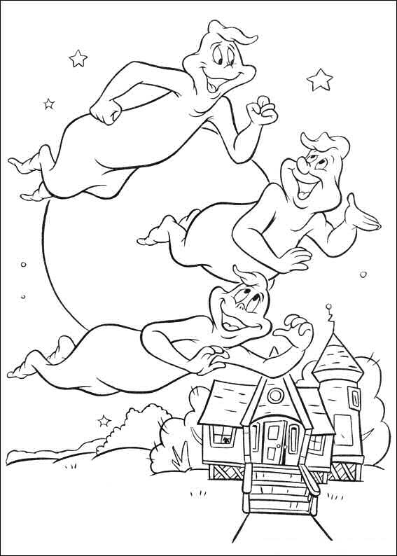 Kids-n-fun.com | Coloring page Casper the friendly ghost